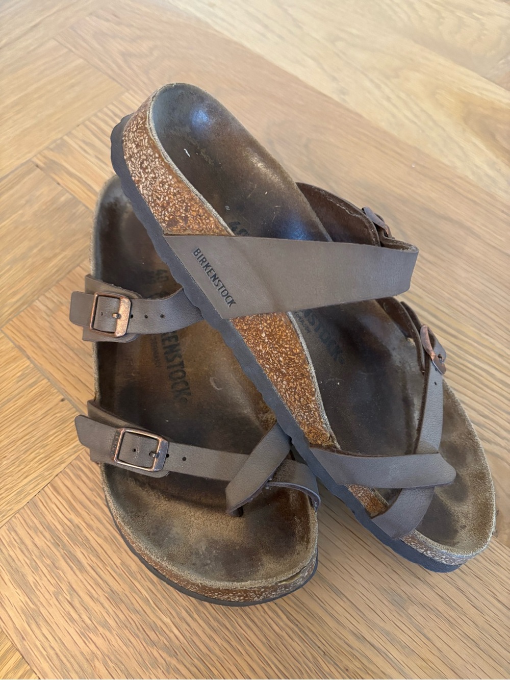 Birkenstock Birkibuc Franca Sandals - Women's size 40.